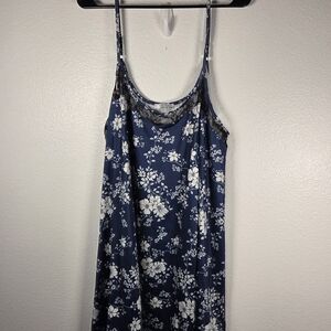 Floral Blue Chemise